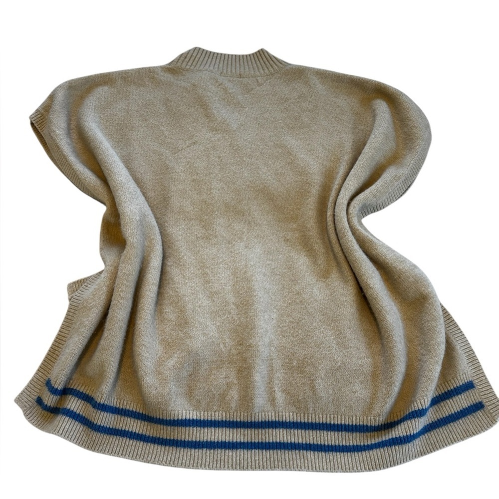 Free People Cream Knit Poncho - Picture 3 of 4
